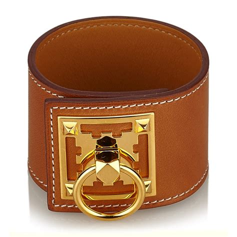 hermes brown leather bracelet|hermes bracelet leather price.